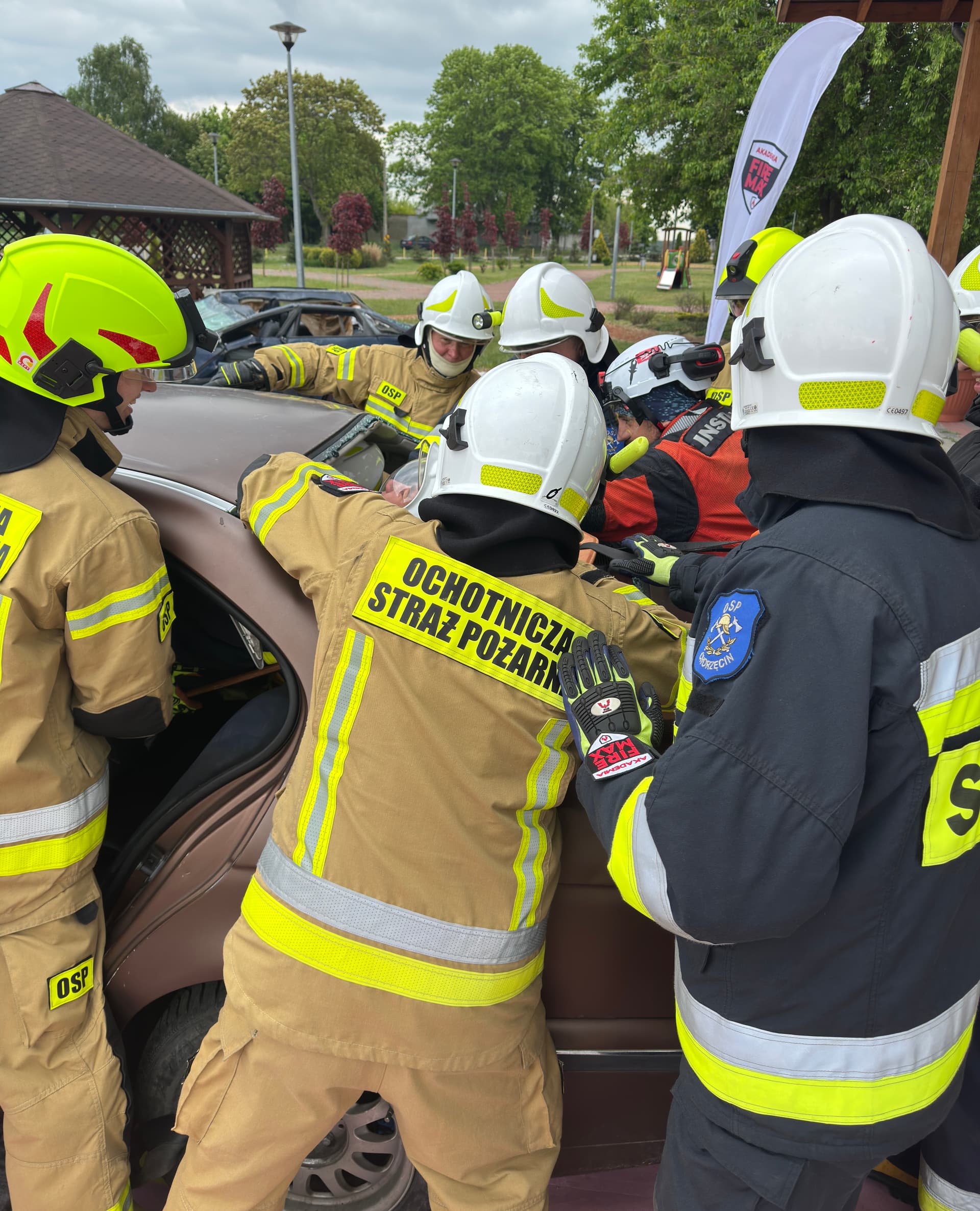 Drużyna OSP Chorzęcin